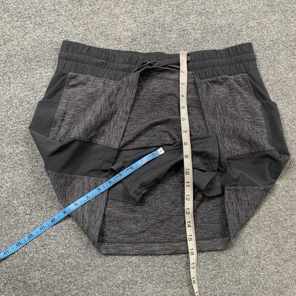 Athleta Skort Womens M Medium Grey Excursion Hybrid Performance Drawcord Pockets - Picture 7 of 13